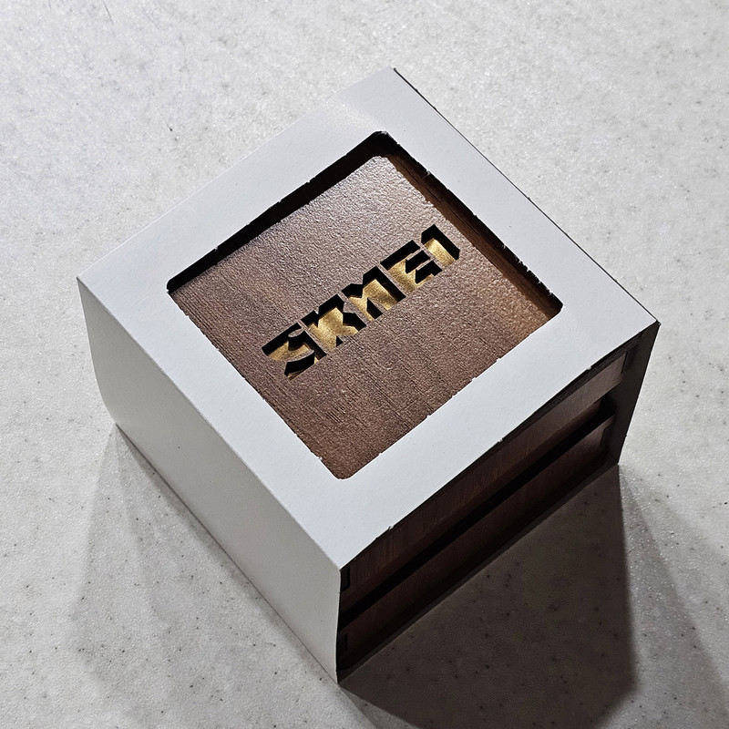 ست ساعت مچی عقربه ای اسکمی مدل 9071 black کد 01
