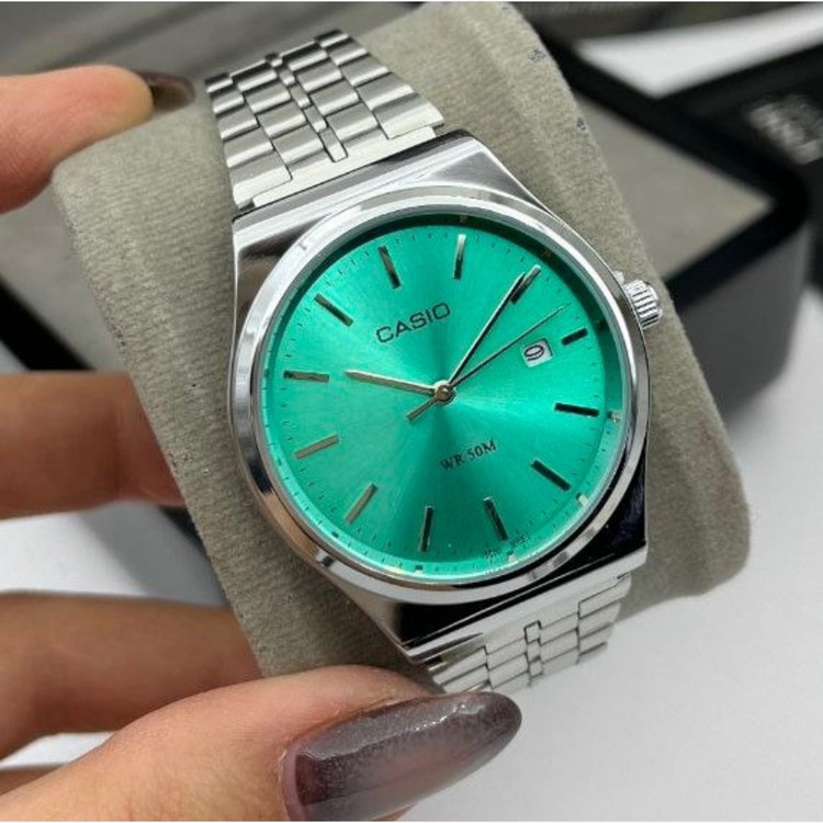 ساعت مچی مردانه کاسیو CASIO وینتیج رنگ بندی بند استیل رنگ ثابت کد2331