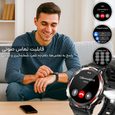 ساعت هوشمند 47 میلی متری لونکس مدل C22-Ultra2026 با بند سیلیکونی
