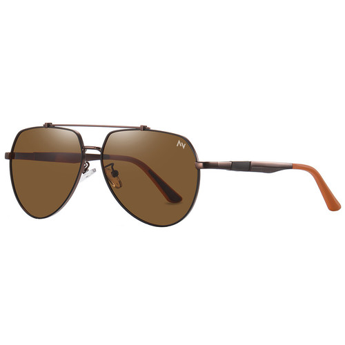 عینک آفتابی خلبانی مردانه آلبرت وگ مدل 6322C108P112 Polarized Avantgarde Visionary