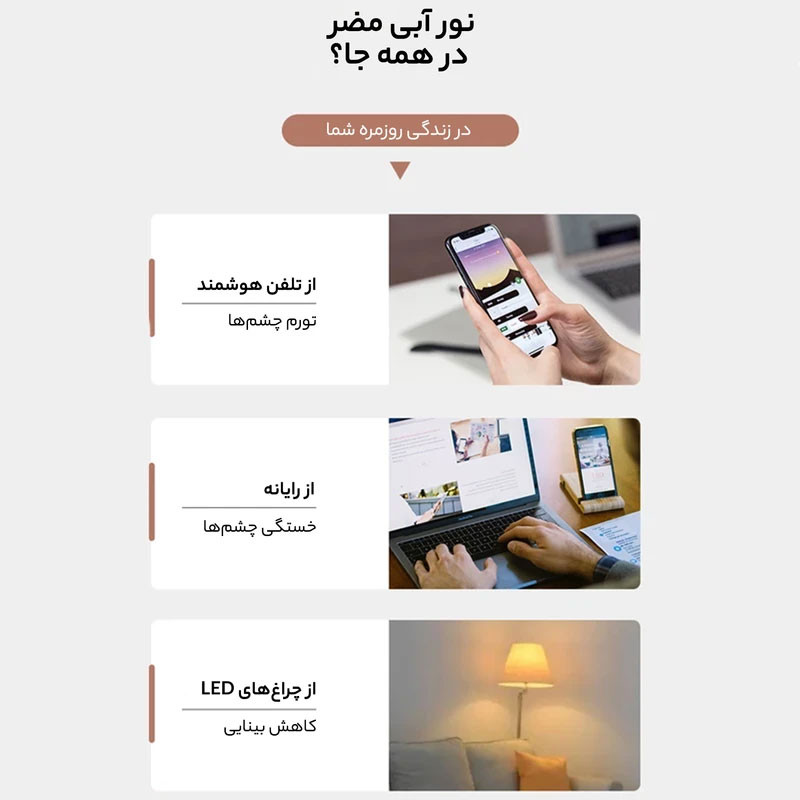 عینک محافظ چشم مدل بلوکات ITA3-Anti Blue Light