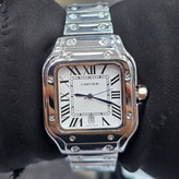 ساعت مچی مردانه کارتیه Cartier عدد رومی