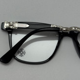 عینک بلوکات کروم هارتز مشکی نقره ای Chrome Hearts 2272 - کیفیت مستر