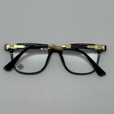 عینک بلوکات کروم هارتز مشکی طلایی Chrome Hearts 2272 - کیفیت مستر