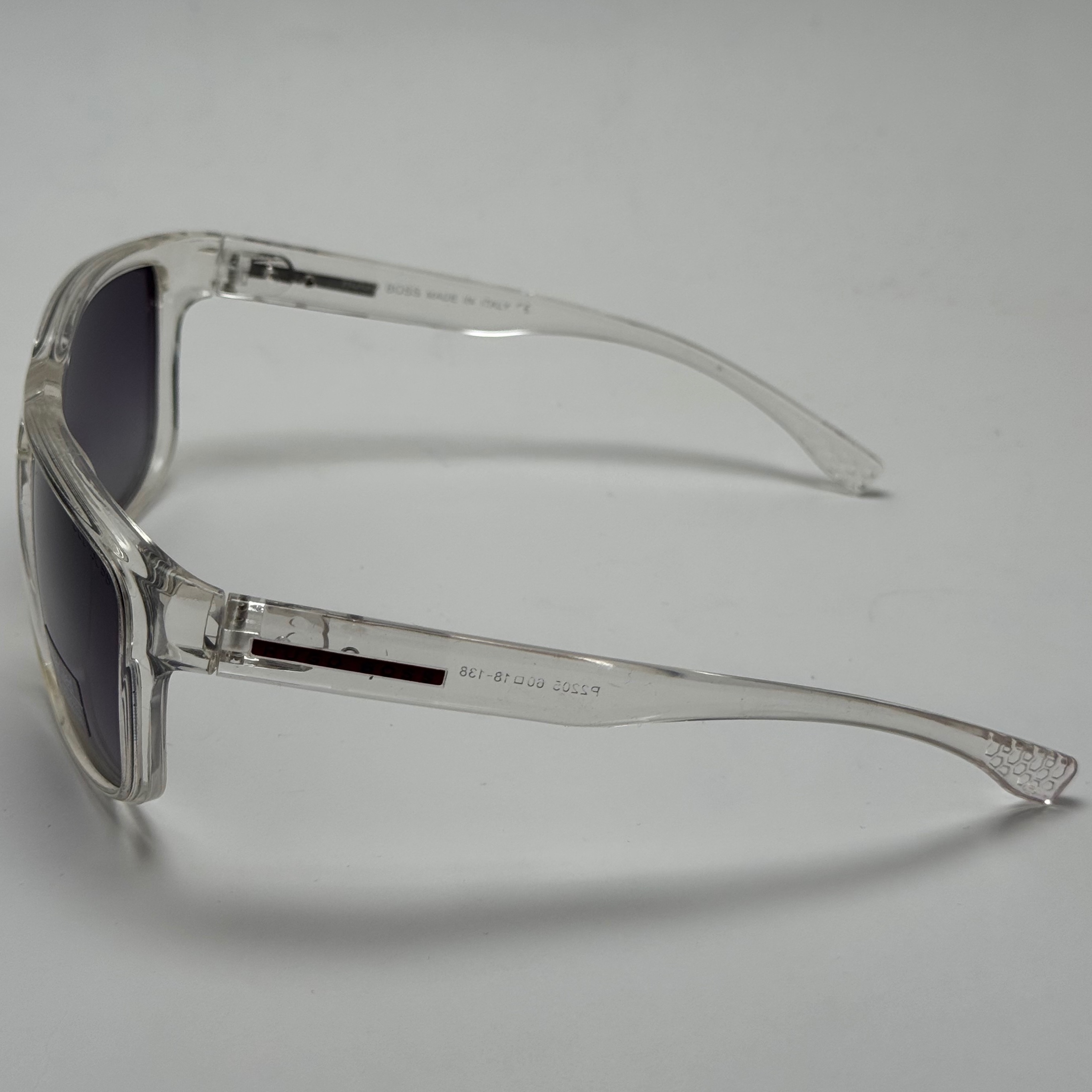 عینک آفتابی پلاریزه هوگو باس HUGO BOSS کریستالی مشکی کد 2205 - عینک رانندگی
