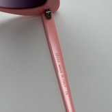 عینک آفتابی قلبی صورتی برند دیور DIOR - کیفیت مستر