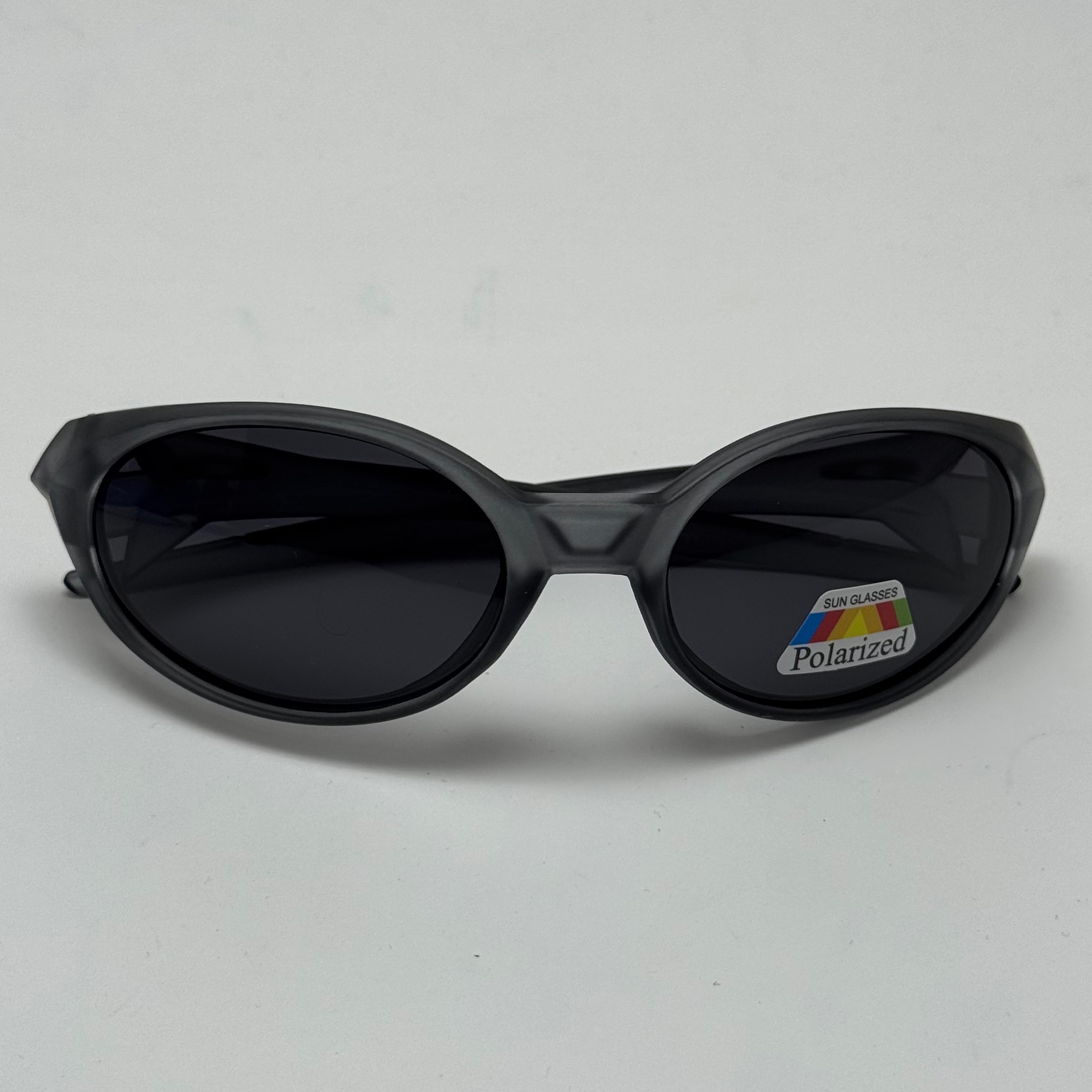 عینک آفتابی پلاریزه اوکلی مدل Oakley Eye Jacket Redux بیضی طوسی