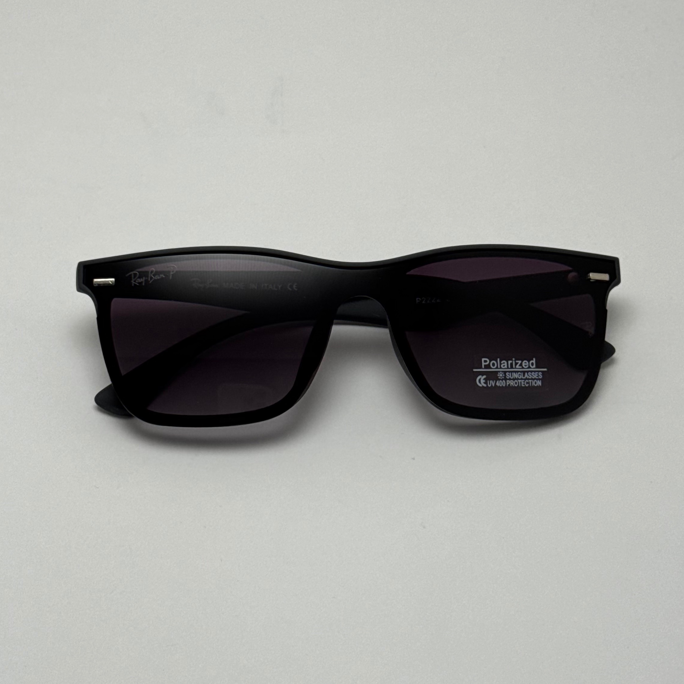 عینک آفتابی پلاریزه ریبن rayban طوسی کد p2222