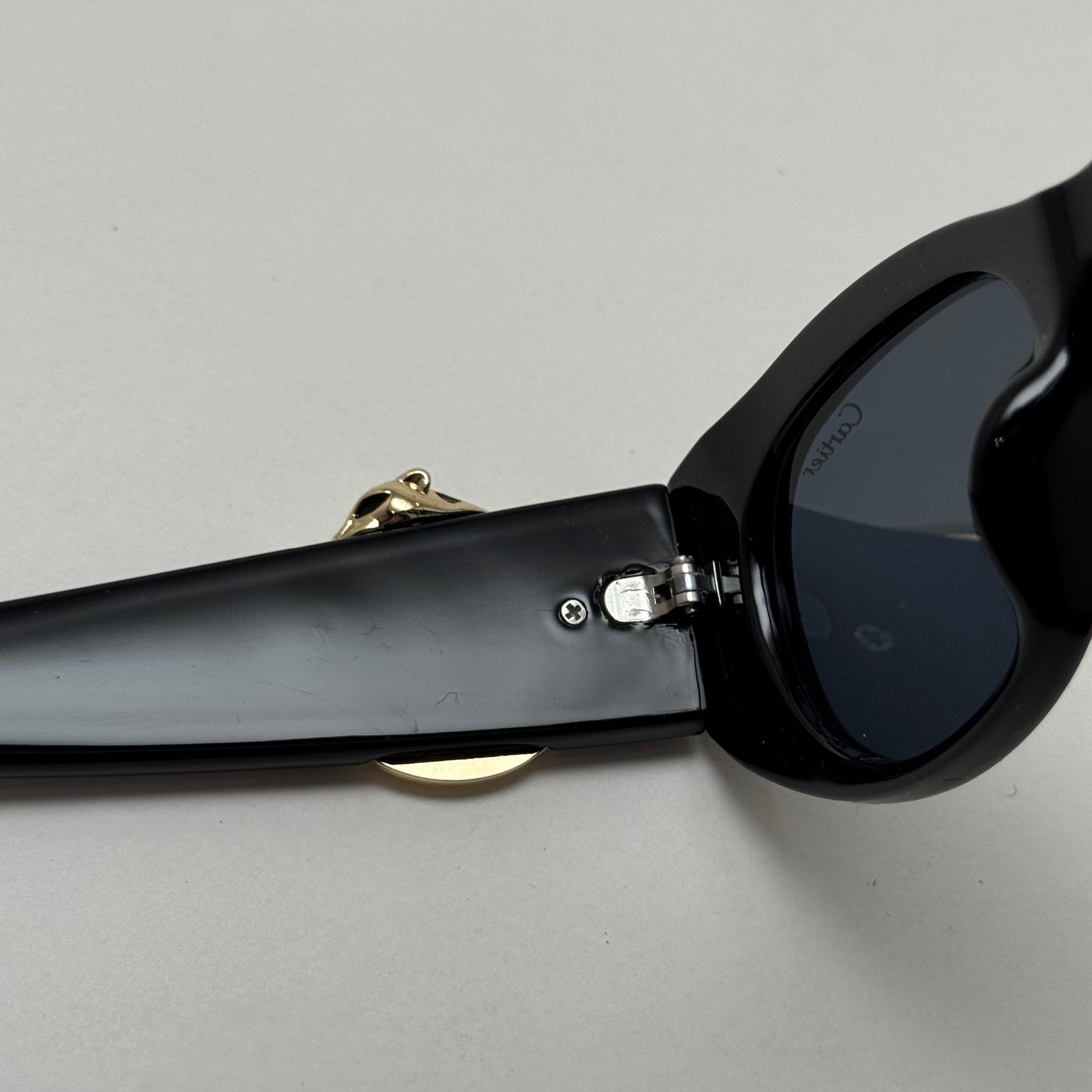 عینک آفتابی زنانه لاکچری کارتیر Panthere De Cartier تمام مشکی