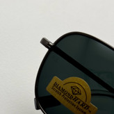 عینک آفتابی خلبانی رندولف شیشه سنگ آنتی رفلکس مشکی فریم نوک مدادی فول پک RANDOLPH AVIATOR RE 58 24K WHITE GOLD