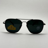 عینک آفتابی خلبانی رندولف شیشه سنگ آنتی رفلکس مشکی فریم نوک مدادی فول پک RANDOLPH AVIATOR RE 58 24K WHITE GOLD