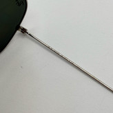عینک ریبن خلبانی شیشه سنگ پلاریزه سبز با فریم نقره ای به همراه پک کامل ریبن کد Rayban RB 3026
