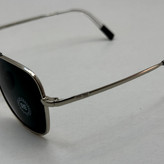 عینک آفتابی خلبانی رندولف شیشه سنگ آنتی رفلکس مشکی فریم نقره ای فول پک RANDOLPH AVIATOR RE 58 WHITE GOLD