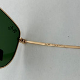 عینک آفتابی ریبن rayban شیشه سنگ سبز طلایی کد rb 3958 - فول پک