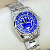 ساعت رولکس زنانه لوکس و کمیاب مدل قلب باز استیل توپر و رنگ ثابت Rolex صفحه آبی