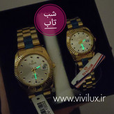 ست ساعت VIP اورجینال موتور ژاپن ضد آب شب نما استیل خالص رنگ ثابت مستقیم از امارات