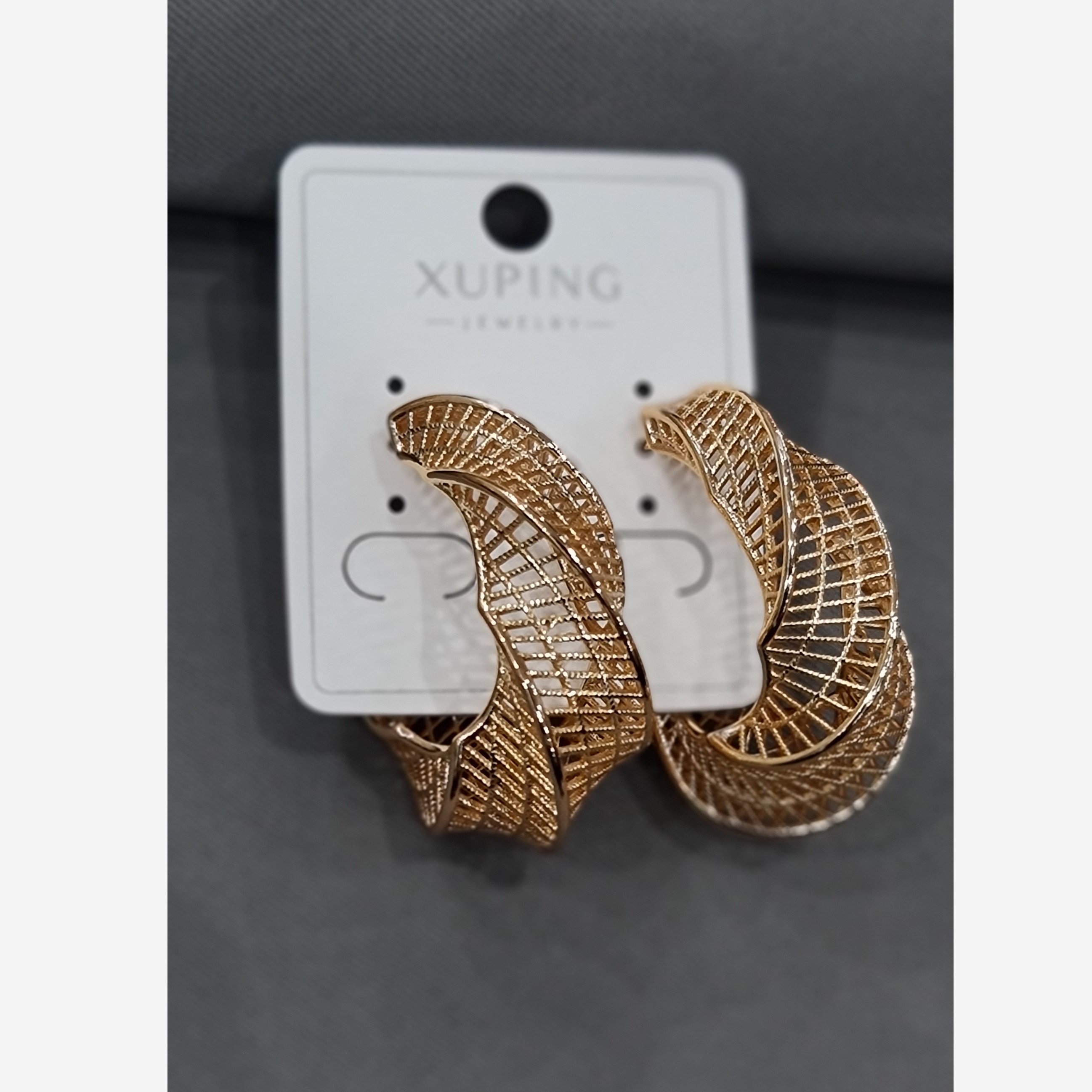 گوشواره ژوپینگ توری درشت زنانه