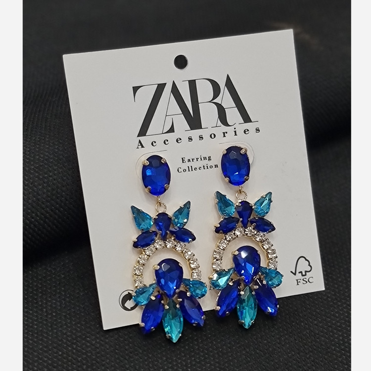 گوشواره زنانه مجلسی نگین دار1007