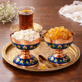 آجیل خوری،شکلاتخوری، قندان مس و پرداز سایز کوچک