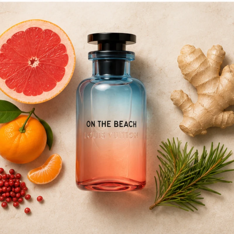 عطر ادکلن لویی ویتون ان د بیچ - یونیسکس خنک (Louis Vuitton - On The Beach) درجه 1 سوئیس (پس کرایه)