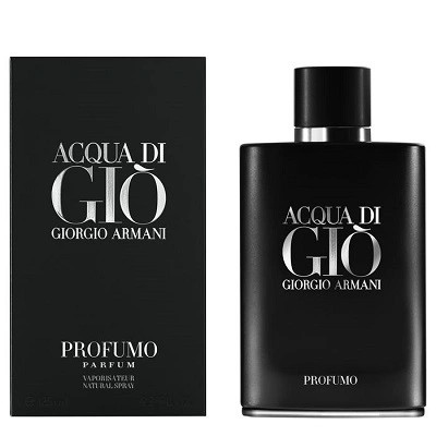 پرفیوم آکوا دی جیو پروفومو بلک مردانه خنک و تلخ و تند (اکوا دی جیو پروفومو Giorgio Armani Acqua di Gio Profumo) درجه 1 س