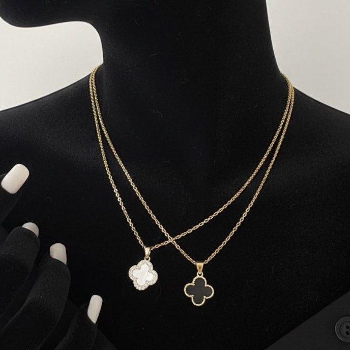 گردنبند و آویز زنانه و دخترانه جواهری و اسپرت مدل ونکلیف در تنوع طرح رنگ ثابت کد zmc (پس کرایه)