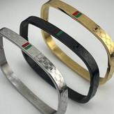 دستبند اسپرت ورساچ Versace استیل عیار 316 رنگ ثابت کیفیت عالی ضد حساسیت کد zki (پس کرایه)