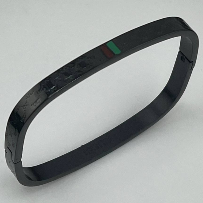 دستبند اسپرت گوچی GUCCI استیل عیار 316 رنگ ثابت کیفیت عالی ضد حساسیت کد zki (پس کرایه)
