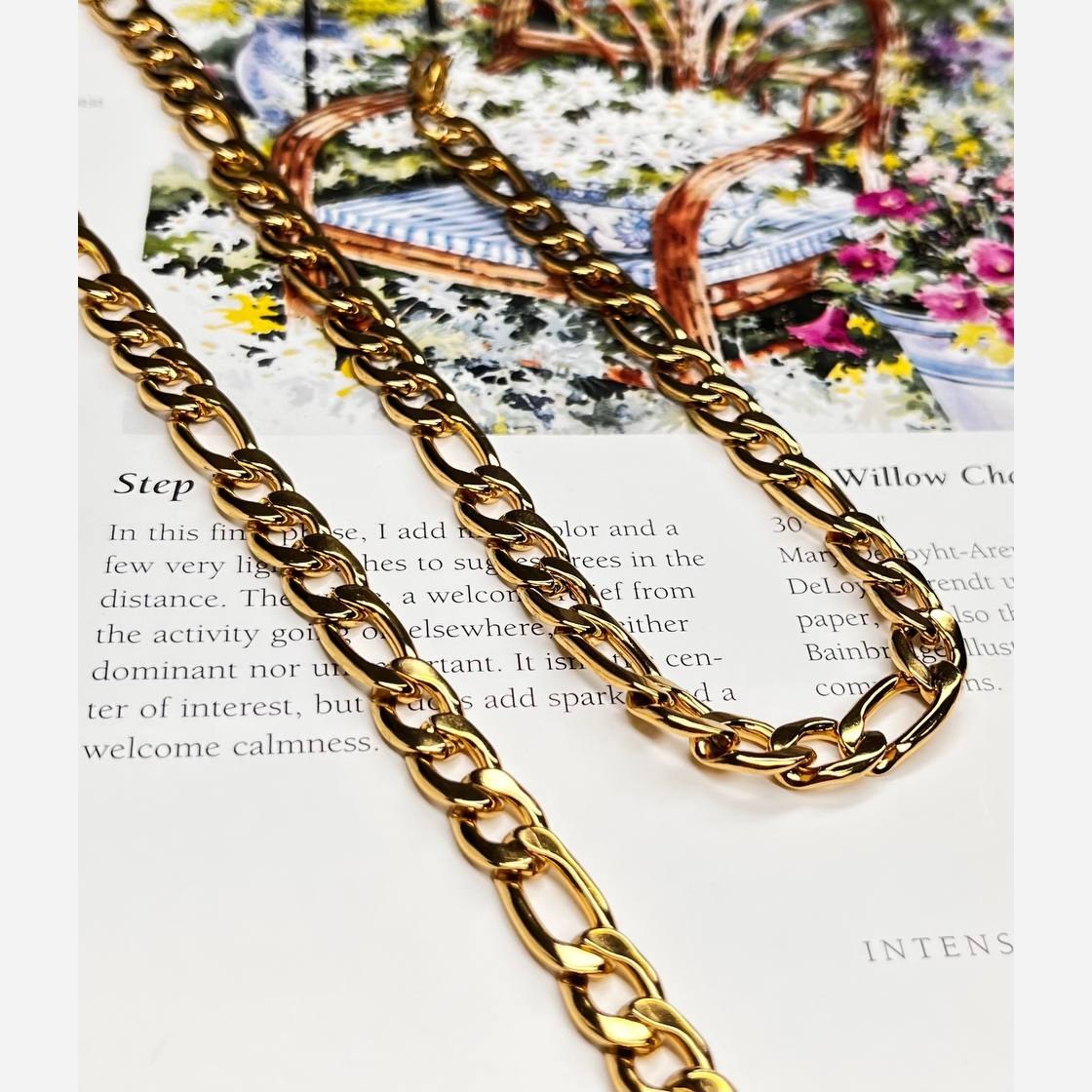 گردنبند مردانه طرح کارتیه Cartier جنس استیل عیار 316 رنگ ثابت کد ztk (پس کرایه)
