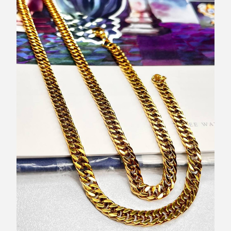 گردنبند مردانه طرح کارتیه Cartier جنس استیل عیار 316 رنگ ثابت کد ztk (پس کرایه)