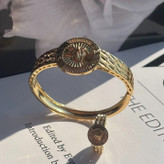 ست دستبند و انگشتر نگین دار زنانه طرح کارتیه Cartier فری سایز freesize رنگ ثابت کد sm (پس کرایه)