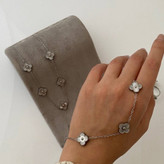 ست کامل زنانه طرح ونکلیف Van Cleef فری سایز Freesize رنگ کاملا ثابت کد tj (پس کرایه)