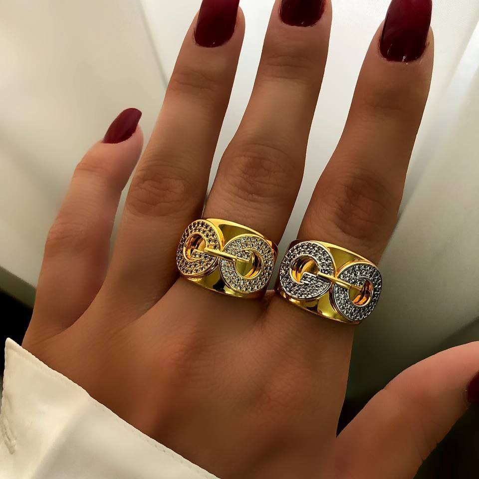 انگشتر زنانه طرح کارتیه Cartier فری سایز Freesize رنگ کاملا ثابت کد sm (پس کرایه)