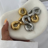 گوشواره استیل زنانه طرح مینیمال گوی تنوع طرح رنگ ثابت و ضد حساسیت کد tj (پس کرایه)