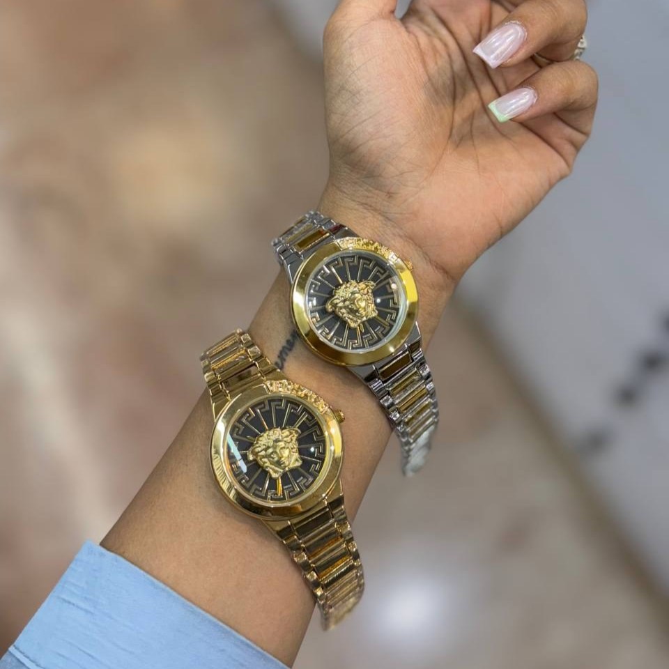 ساعت مچی استیل مردانه طرح ورساچ Versace تنوع رنگ رنگ ثابت کد sm (پس کرایه)