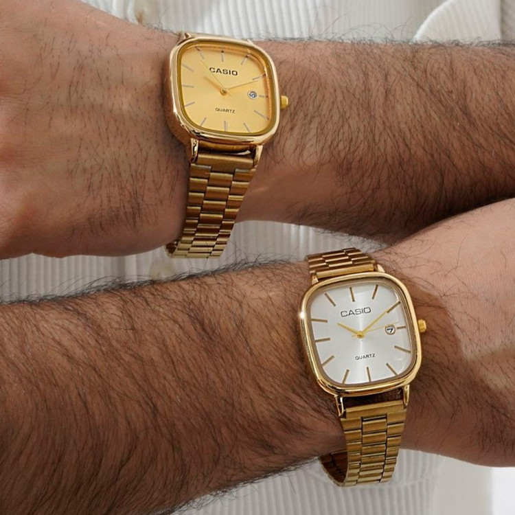 ساعت مچی مردانه Casio old money استیل تقویم دار درتنوع رنگ درجه 1 رنگ ثابت کد mp
