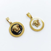 گردنبند و پلاک آویز استیل طرح ورساچ VERSACE رنگ کاملا ثابت کد MP