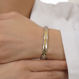 دستبند استیل طرح رولکس rolex بند ساعتی در سه رنگ درجه یک رنگ ثابت کد mp