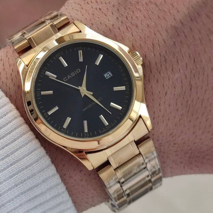 ساعت مردانه یا زنانه تک مارک CASIO تاریخدار موتور ژاپن ضد آب