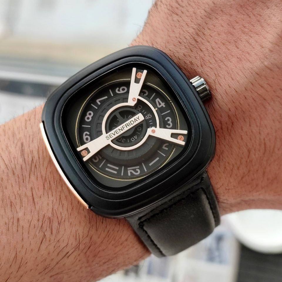 ساعت سون فرایدی SEVENFRIDAY استیل های کپی حک مارک روی تمام ساعت کد L290R250