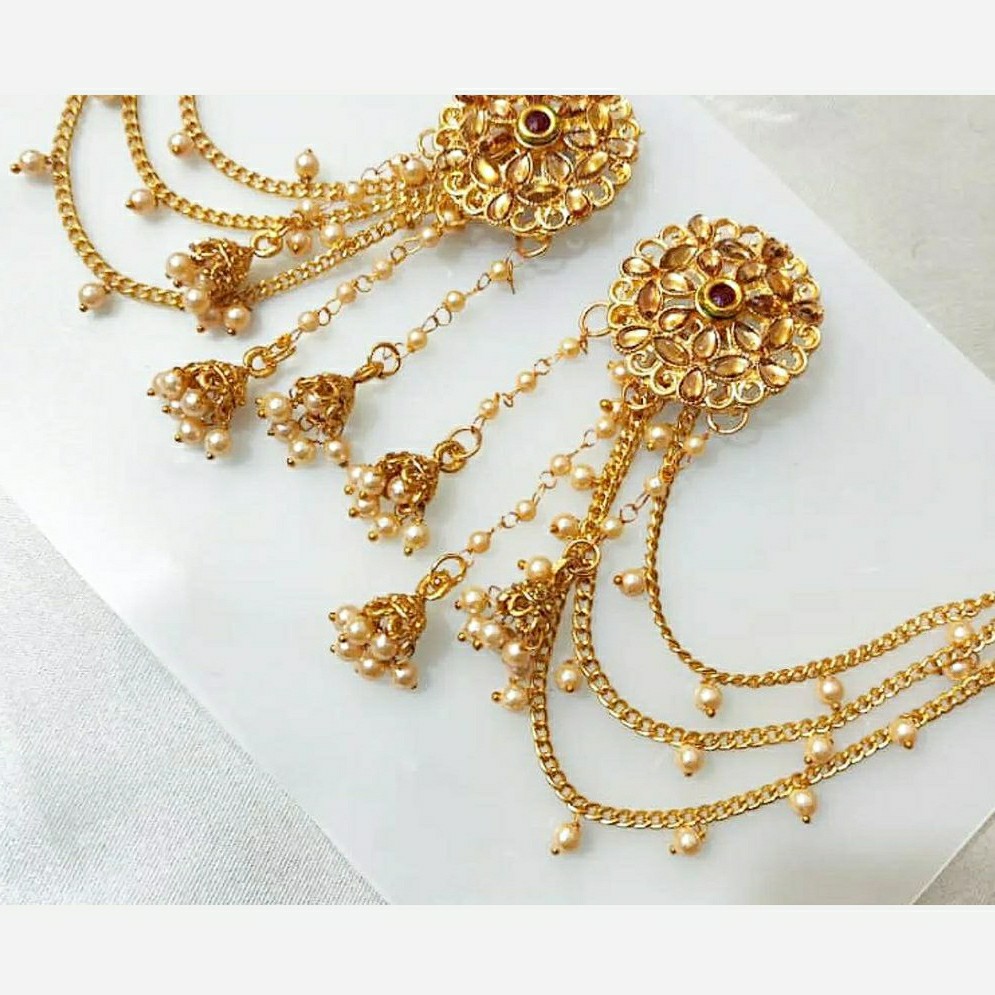 گوشواره هندی گوشواره آویزدار گوشواره باهوبالی