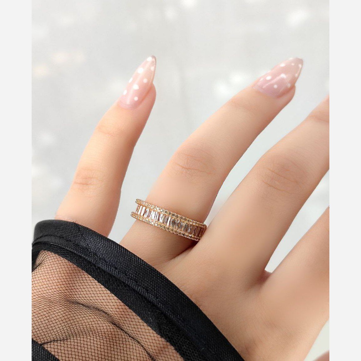 انگشتر زنانه و دخترانه ژوپینگ کد 485 نقره ای و 515 طلایی