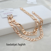 دستبند ژوپینگ فیگارو در دو پهنا حک خورده با آبکاری طلا و کاملا رنگ ثابت ورق بزنید و توضیحات رو بخونید لطفا