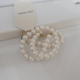 گردنبند مروارید فوق العاده شیک رنگ ثابت با بهترین کیفیت ورق بزنید و توضیحات رو بخونید لطفا