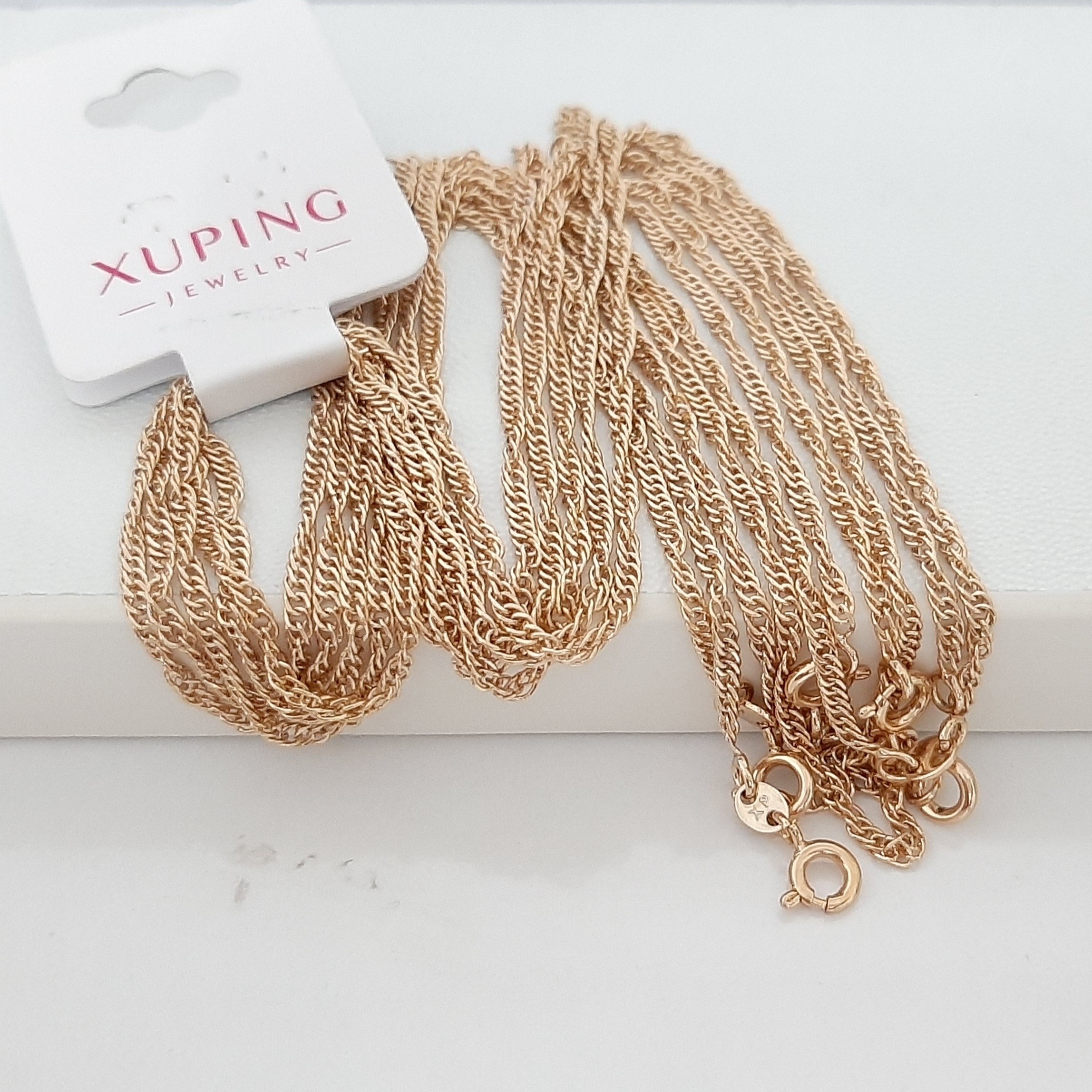 زنجیر ژوپینگ دیسکو کاملا رنگ ثابت و با طلا مونمیزنه ورق بزنید لطفا