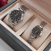 ساعت مچی زنانه و مردانه تک کاسیو استیل تاریخدار حک موتور ژاپن مارک معروف CASIO نمونه درجه یک ارسال رایگان