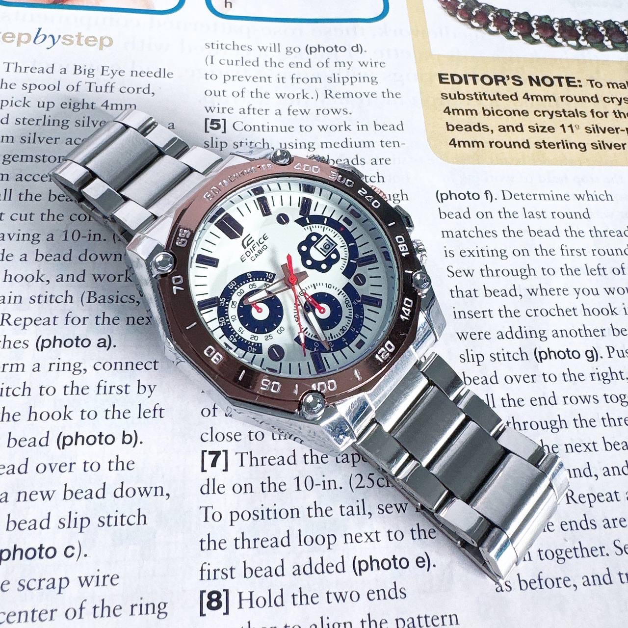 ساعت تاریخدار مردانه و پسرانه استیل مارک CASIO ارسال رایگان