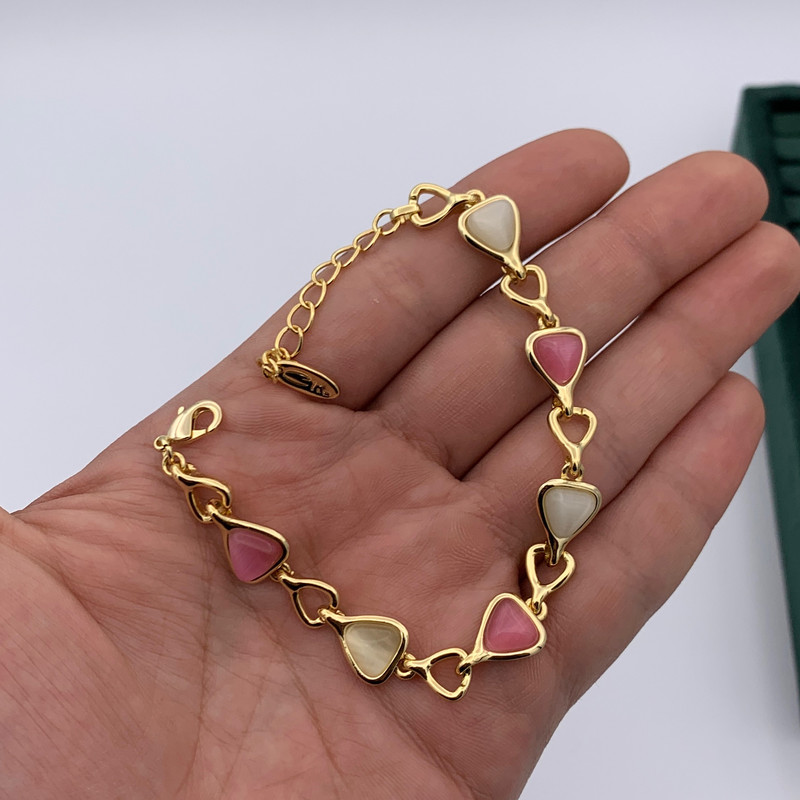 دستبند سنگی، زنجیری زنانه کلیو مدل KYDAS002