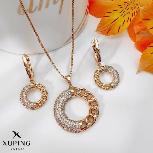 نیم ست طرح طلا ژوپینگ 1042
