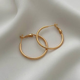 گوشواره حلقه ای رنگ ثابت ژوپینگ 2187